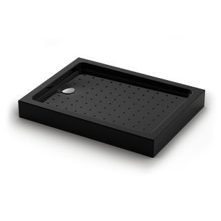 Душевой поддон прямоугольный Veconi Tezeo Acrylic TZ-54B, 1200x800x150, акрил, черный